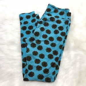 LuLaRoe sunflower OS leggings